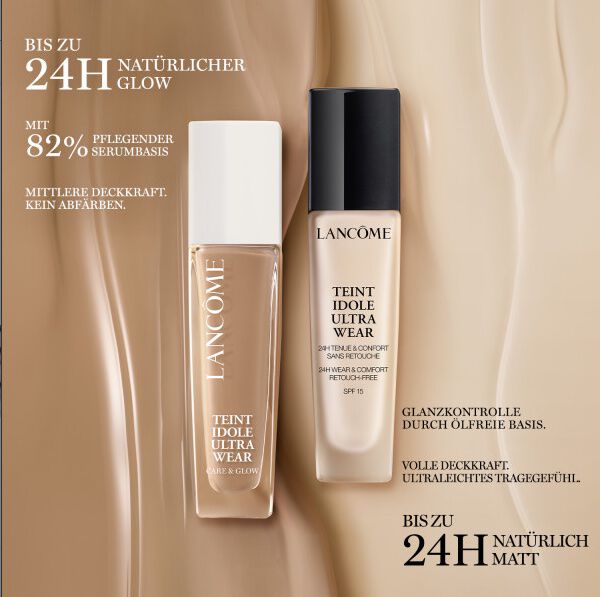 TEINT IDOLE ULTRA WEAR CARE & GLOW FOUNDATION Shade 335W Vorteile
