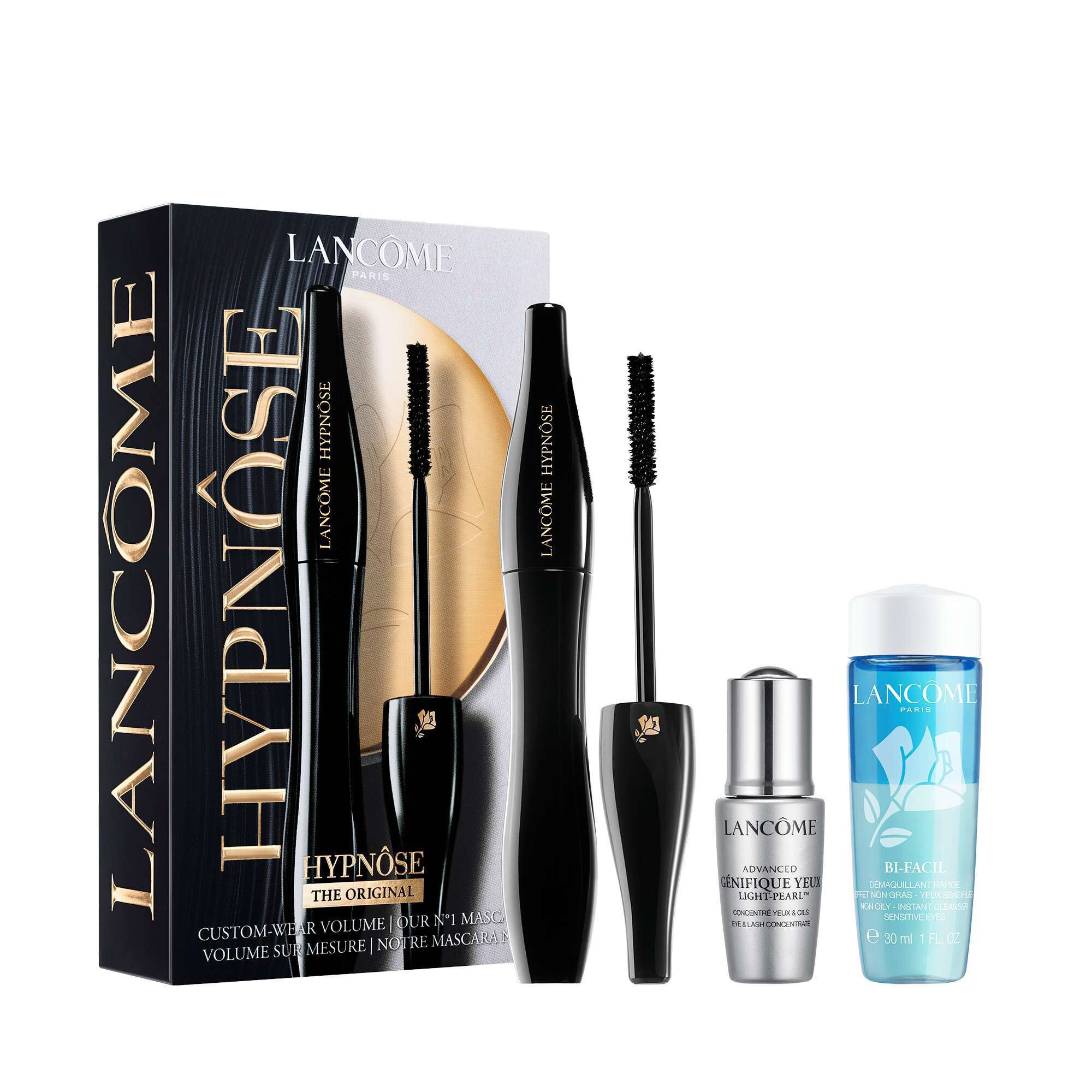 HYPNOSE MASCARA-SET MIT GENIFIQUE LIGHT PEARL & BI-FACIL
