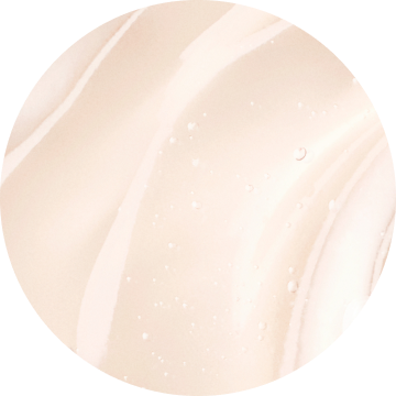 Sanfte, hellbeige Marmorierung mit feinen Wassertropfen, die eine elegante und moderne Asthetik vermitteln.