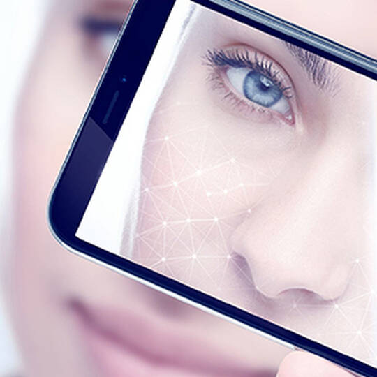 Hautanalyse uber das Smartphone