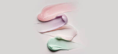 Mehrere Creme Texturen