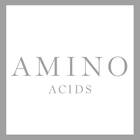 Ein großer Button mit der Aufschrift Amino ACIDS (Inhaltsstoff)