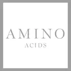 Ein großer Button mit der Aufschrift Amino ACIDS (Inhaltsstoff)