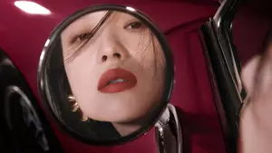 Lippenstift-Schonheitsvisuell von Lancome