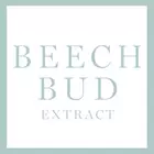Ein großer Button mit der Aufschrift Beechbud (Inhaltsstoff)