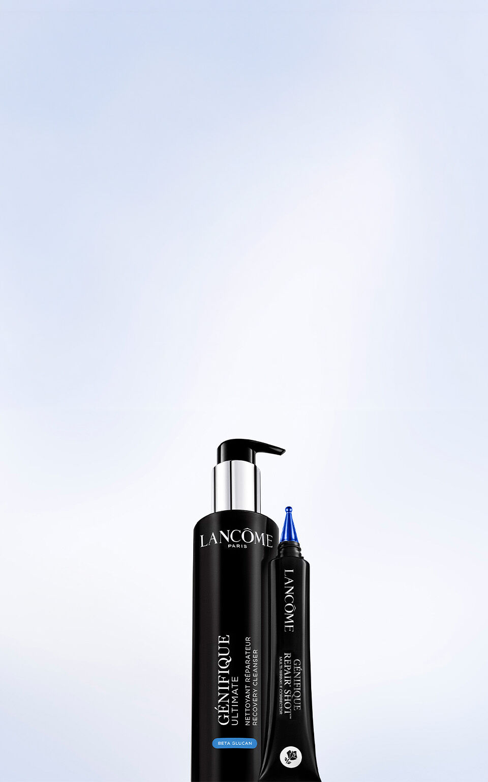 Entdecke den Genifique Ultimate Recovery Cleanser & Repair Shot