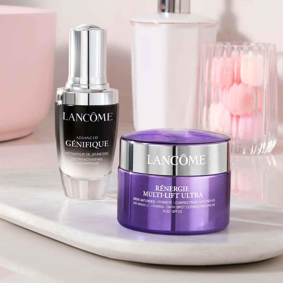 Lancome Advanced Genifique Serum und Renergie Mulit-Luft Ultra Creme