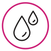  Icon von zwei Wassertropfen.