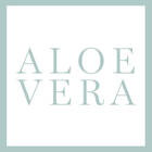 Ein großer Button mit der Aufschrift Aloe Vera (Inhaltsstoff)