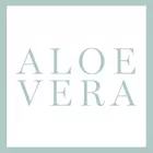 Ein großer Button mit der Aufschrift Aloe Vera (Inhaltsstoff)