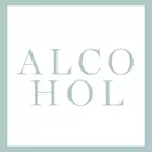 Ein großer Button mit der Aufschrift Alcohol (Inhaltsstoff)