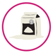 Icon von einer Packung Backpulver.