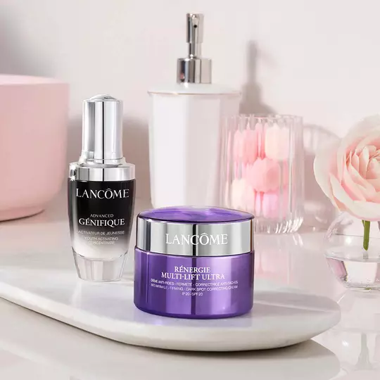 Lancome Produkte im Bad