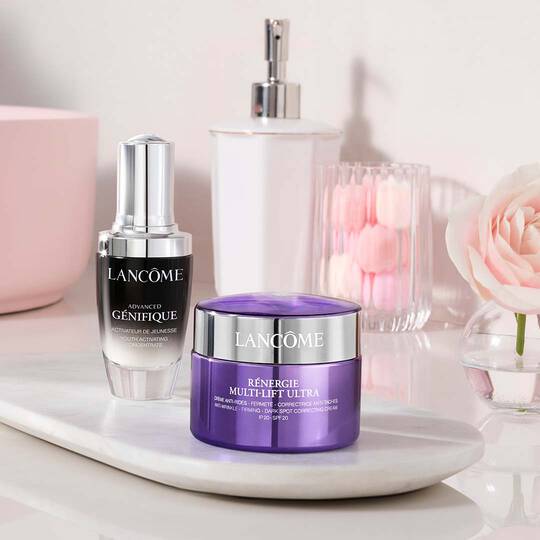 Lancome Produkte im Bad