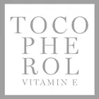 Ein großer Button mit der Aufschrift Tocopherol Vitamin E (Inhaltsstoff)