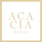 Ein großer Button mit der Aufschrift Acacia Honey (Inhaltsstoff)