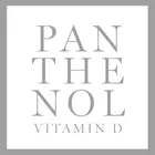 Ein großer Button mit der Aufschrift Panthenol (Provitamin B5) (Inhaltsstoff)