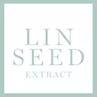 Ein großer Button mit der Aufschrift Linseed Extract (Inhaltsstoff)