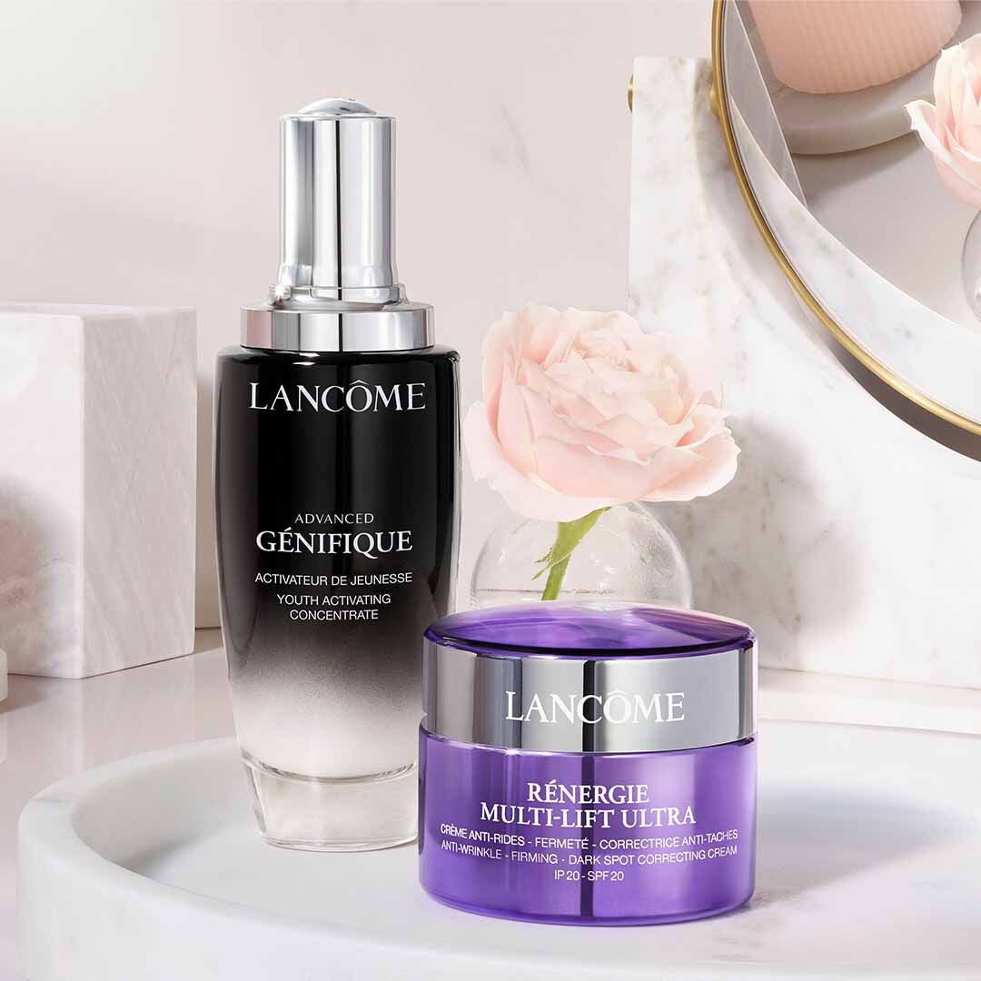 Anti-Aging-Produkte von Lancome: Advanced Genifique Serum & Renergie Multi-Lift Creme