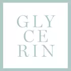 Ein großer Button mit der Aufschrift Glyzerin (Inhaltsstoff)