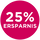 25% Ersparnis
