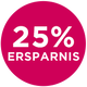 25% Ersparnis