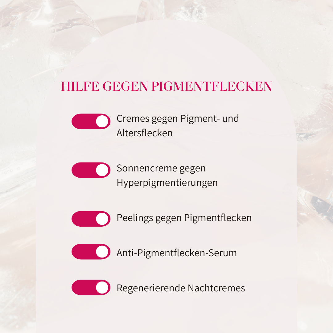 Hilfe gegen Pigmentflecken