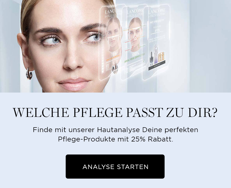 Starte jetzt deine Hautanalyse
