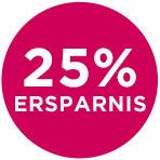 25% Ersparnis