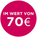 Im Wert von 70€
