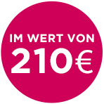 Im Wert von 210€